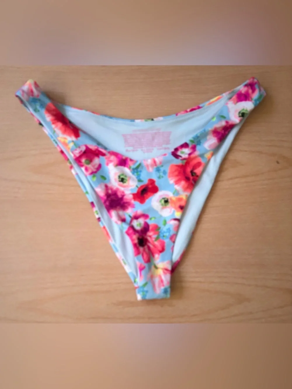 Victoria's Secret Blue Floral Underwire Bikini Set - Picture 8 of 14